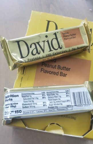 12-Pack David Protein Bars – No Sugar, High Protein Snack photo review